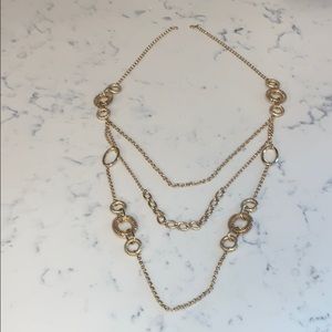 Gold layered necklace